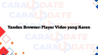 Yandex Browser: Player Video yang Keren